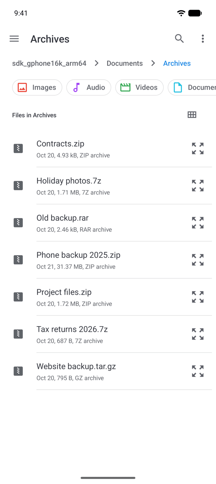 Step 3: Tap the file.