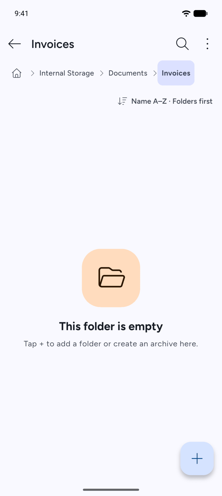 Step 4: 7Z opens the new folder.