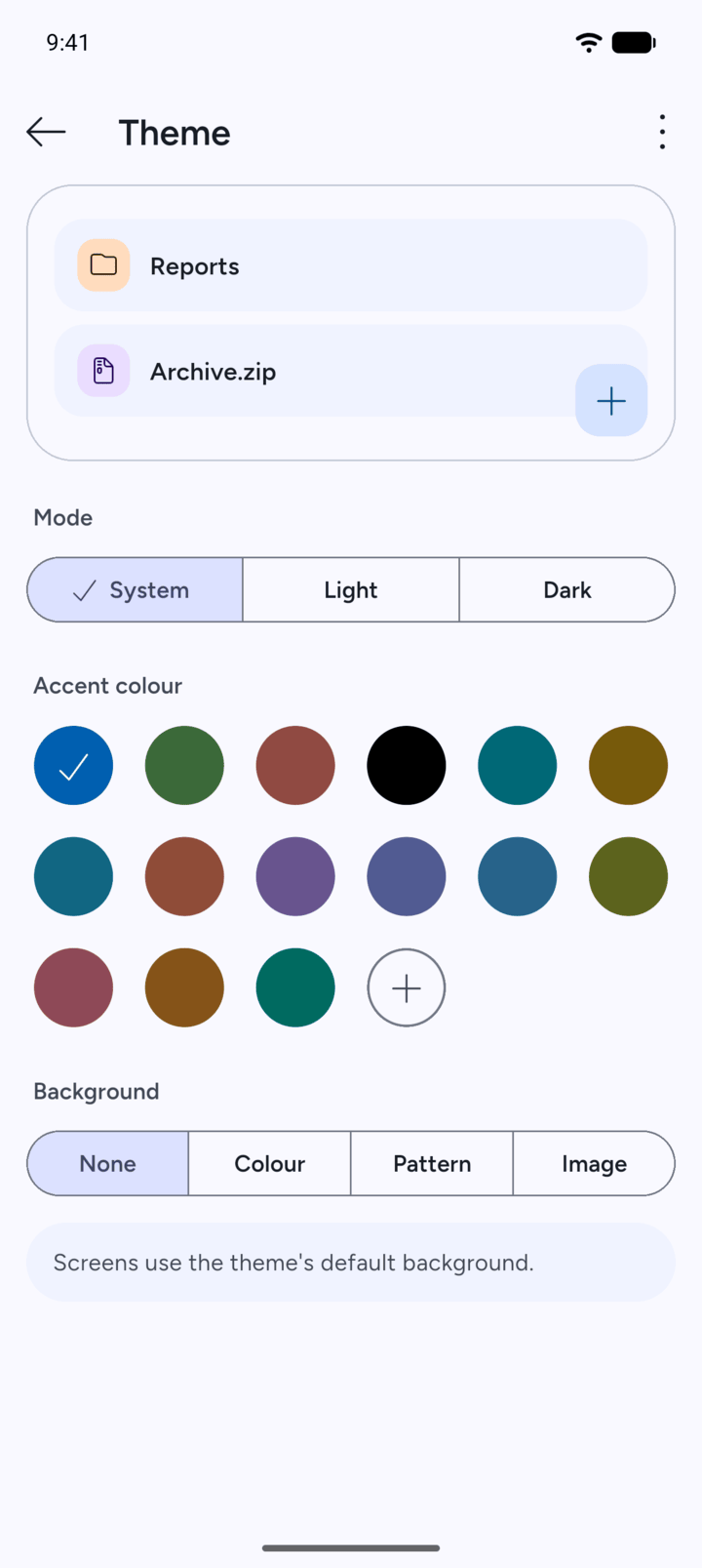 Step 3: The preview at the top shows how 7Z will look.