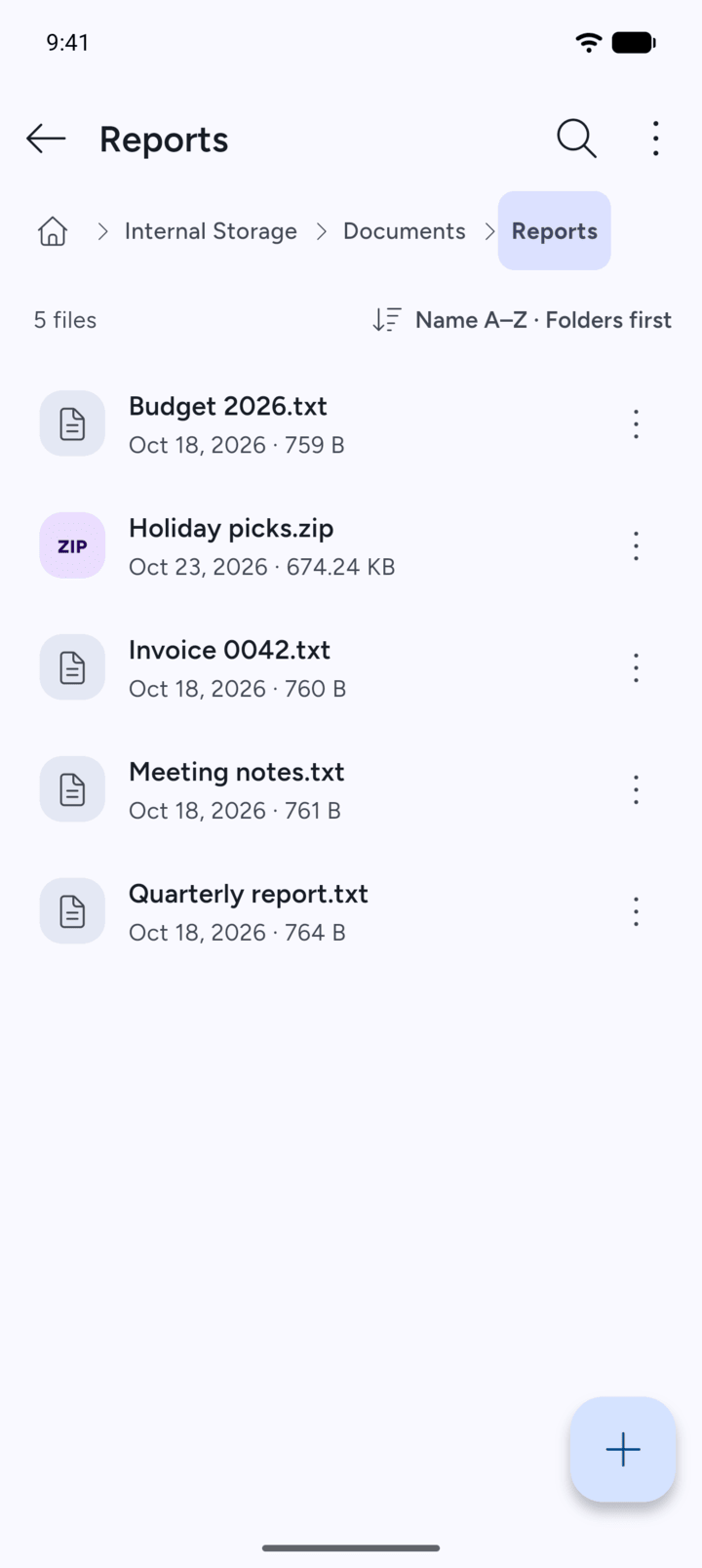 Step 1: Open the folder that holds the file or folder.