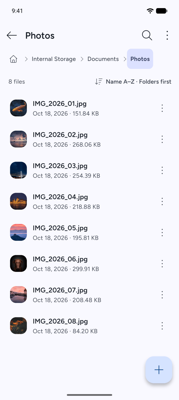 Step 1: Open the folder that holds the file.