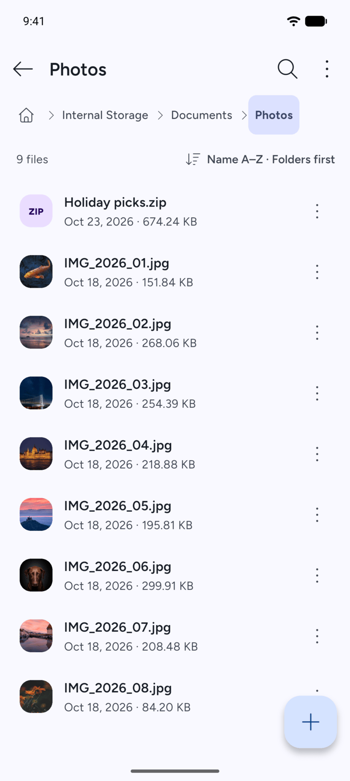 Step 1: Open the folder that holds the file or folder.