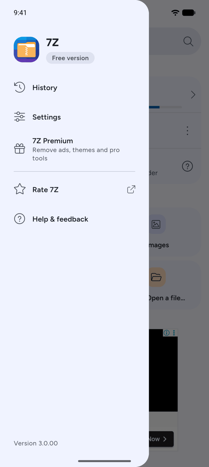 Step 1: On Home, tap the menu button at the top left, then tap Settings.