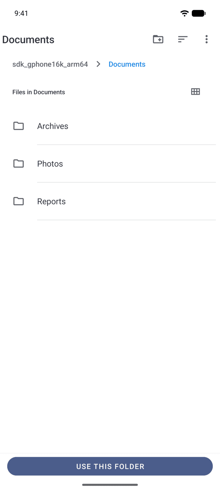 Step 3: Open the folder you want, for example Documents.